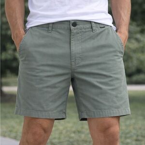 Hurley Men's Olive Flat Front Shorts